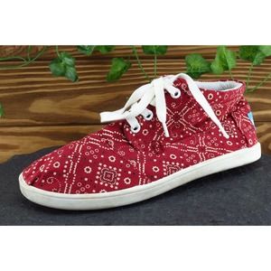 Toms Youth Girls Shoes Size 6 M‎ Red Fashion Sneakers Fabric
